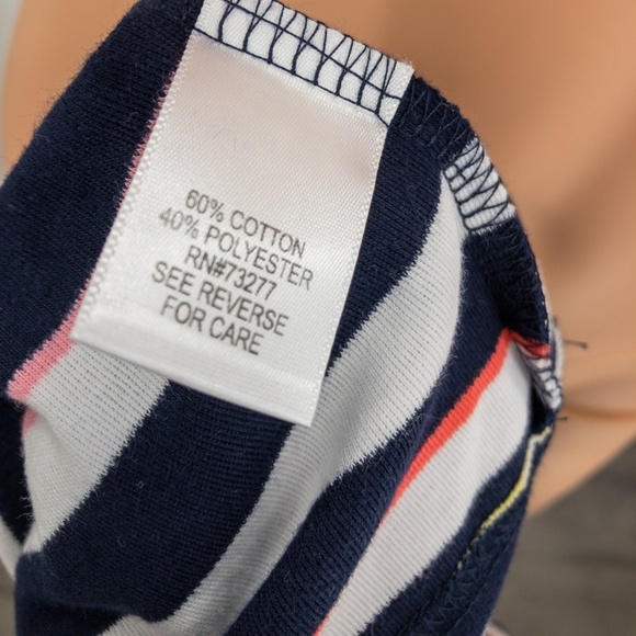 Croft & Barrow Short Sleeve Classic Tee Womens Size XL Navy Stripes EUC - Picture 8 of 10